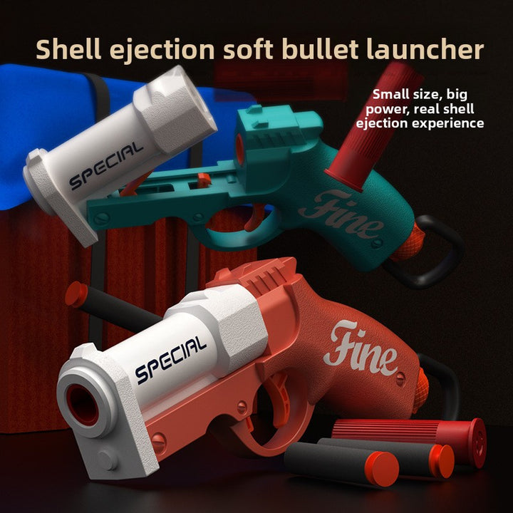 Gold Ring Throwing Shell Soft Bullet Launcher