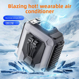 Portable Waist Fan with Emergency Light