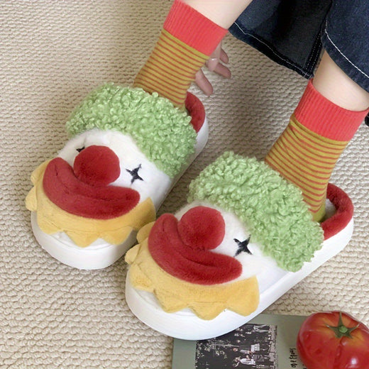 Womens Plush Warm Slippers