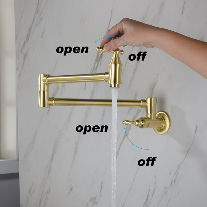 Folding kitchen faucet installation diagram