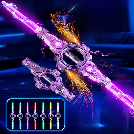 Rotating Double-Edged Lightsaber Toy product image 6