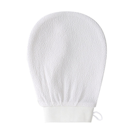 Exfoliating bath gloves