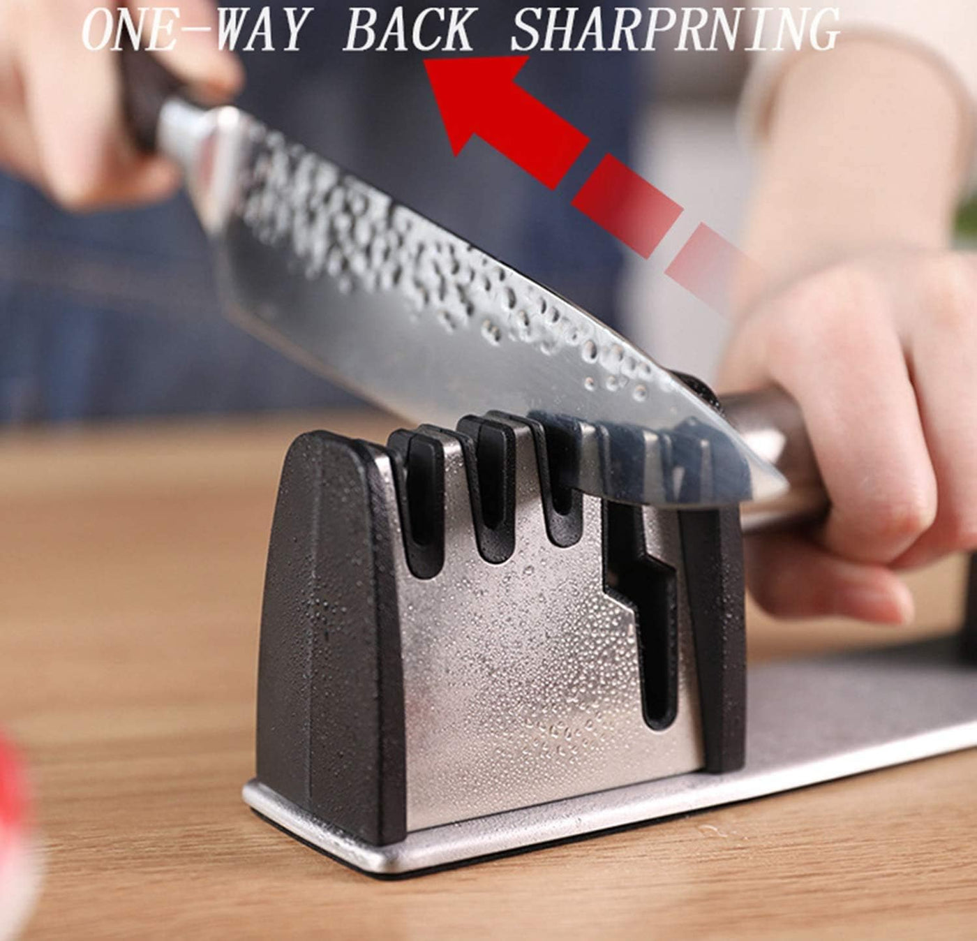 Knife sharpener anti-slip base