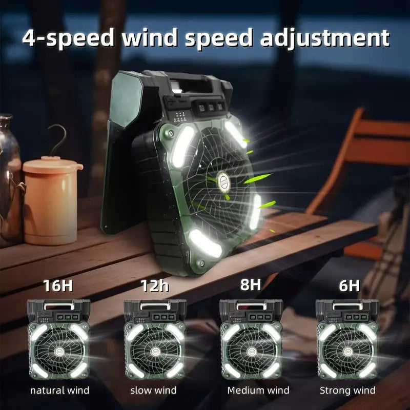 Solar Camping Fan