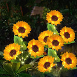 Solar Powered Flower LED Garden Light