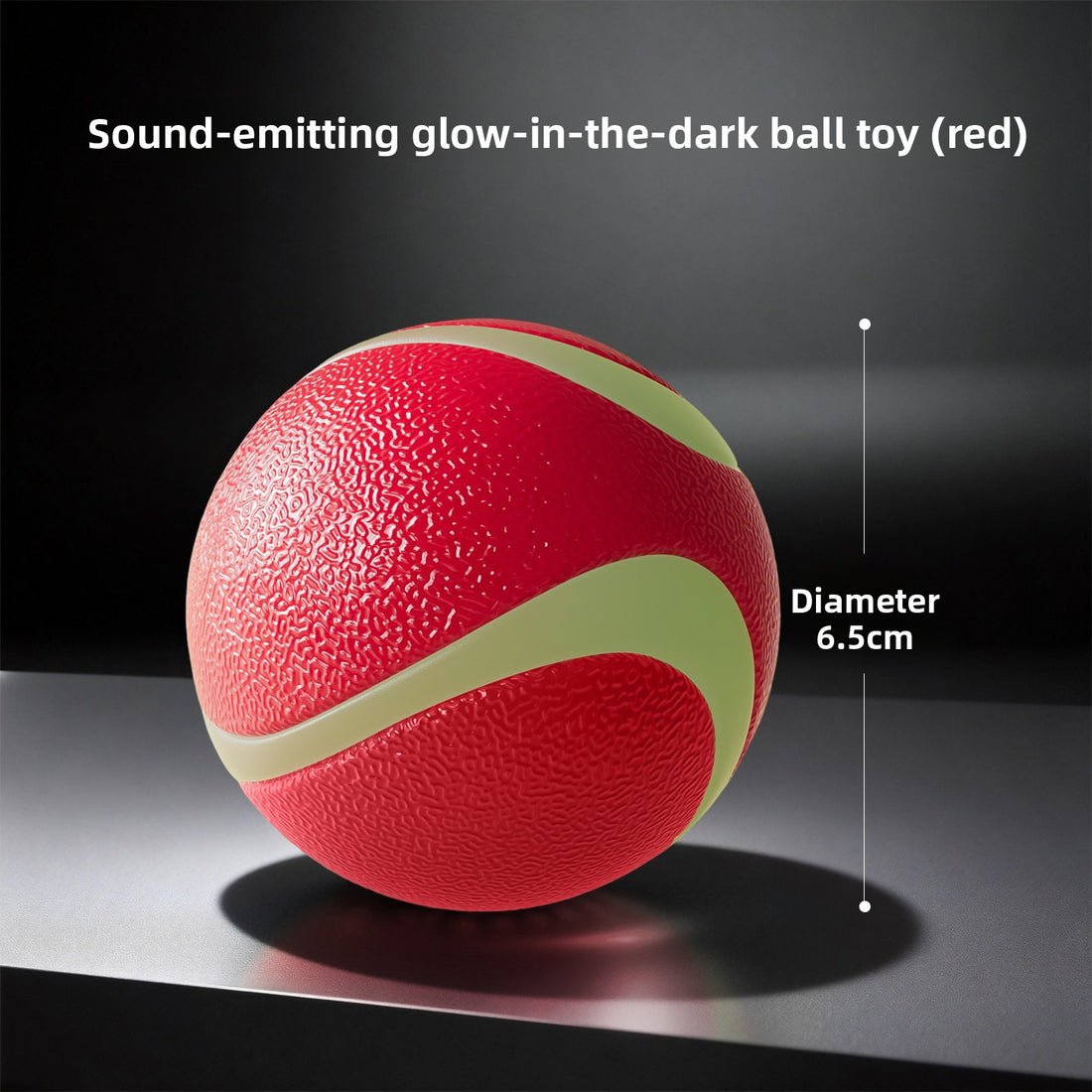Dog Toy Luminous Sound Rubber Ball Interactive Tour Toy