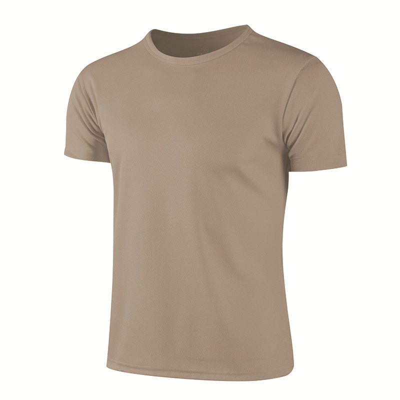Men's Sports Quick-Dry Short Sleeve Round Neck Athletic Tee