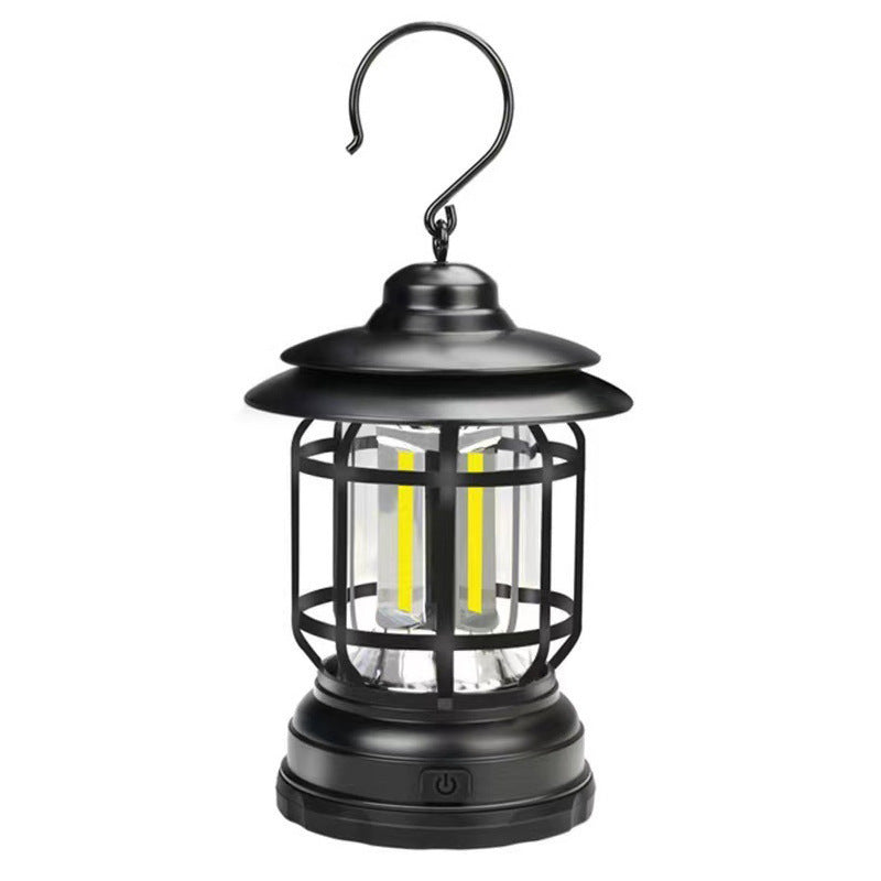 Retro Solar Rechargeable Camping Lantern