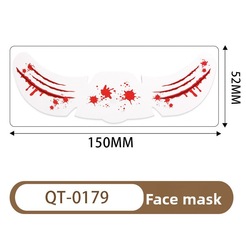 Halloween makeup tattoo stickers waterproof freckle stickers