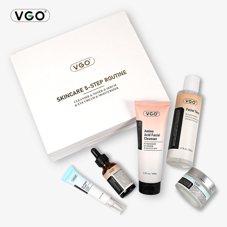 5-Step Skincare Routine Set gift box view