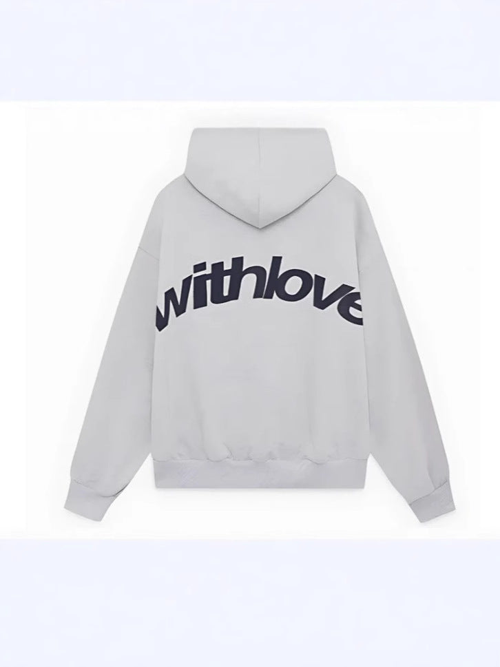 Printed Hoodie Sweater Hoodie Coat American Vintage Long Sleeve Sweater
