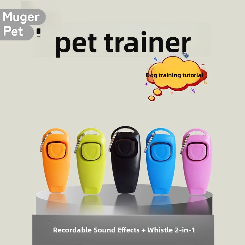 Pet Training Clicker with Wristband and Keychain