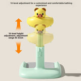 Baby Standing Foldable Non-Slip Adjustable Bath Stand for Home Use