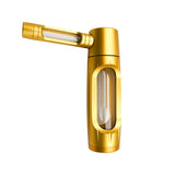 Metal Popular Water Pipe for Smoking Grass Pocket-Sized Bottles Travel Companion Dry Burning Herb Smoke Pipes Gadgets for Men