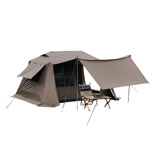 Automatic Quick-Open Camping Tent with Chimney Ventilation