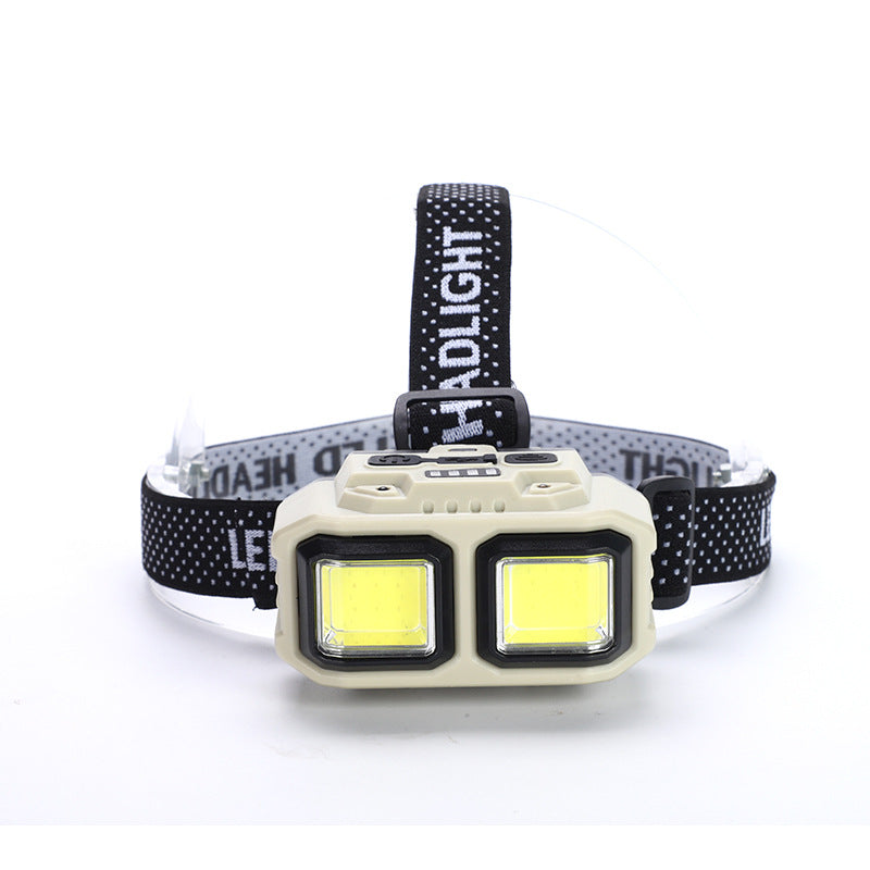 Rechargeable LED Head Light Waterproof Hands-Free Lamp