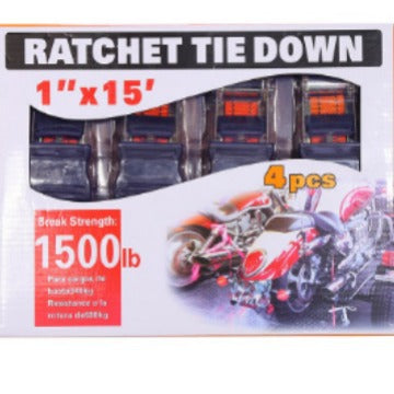 Ratchet Tie Down Straps with Heavy-Duty Tensioner product image 3