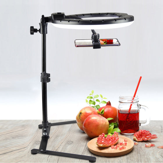 Adjustable Phone Live Streaming Stand with Fill Light Phone Accessories product image 2