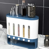 Grain storage container shown in the grey colorway