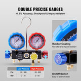 4-Way AC Manifold Gauge Set case and accessories