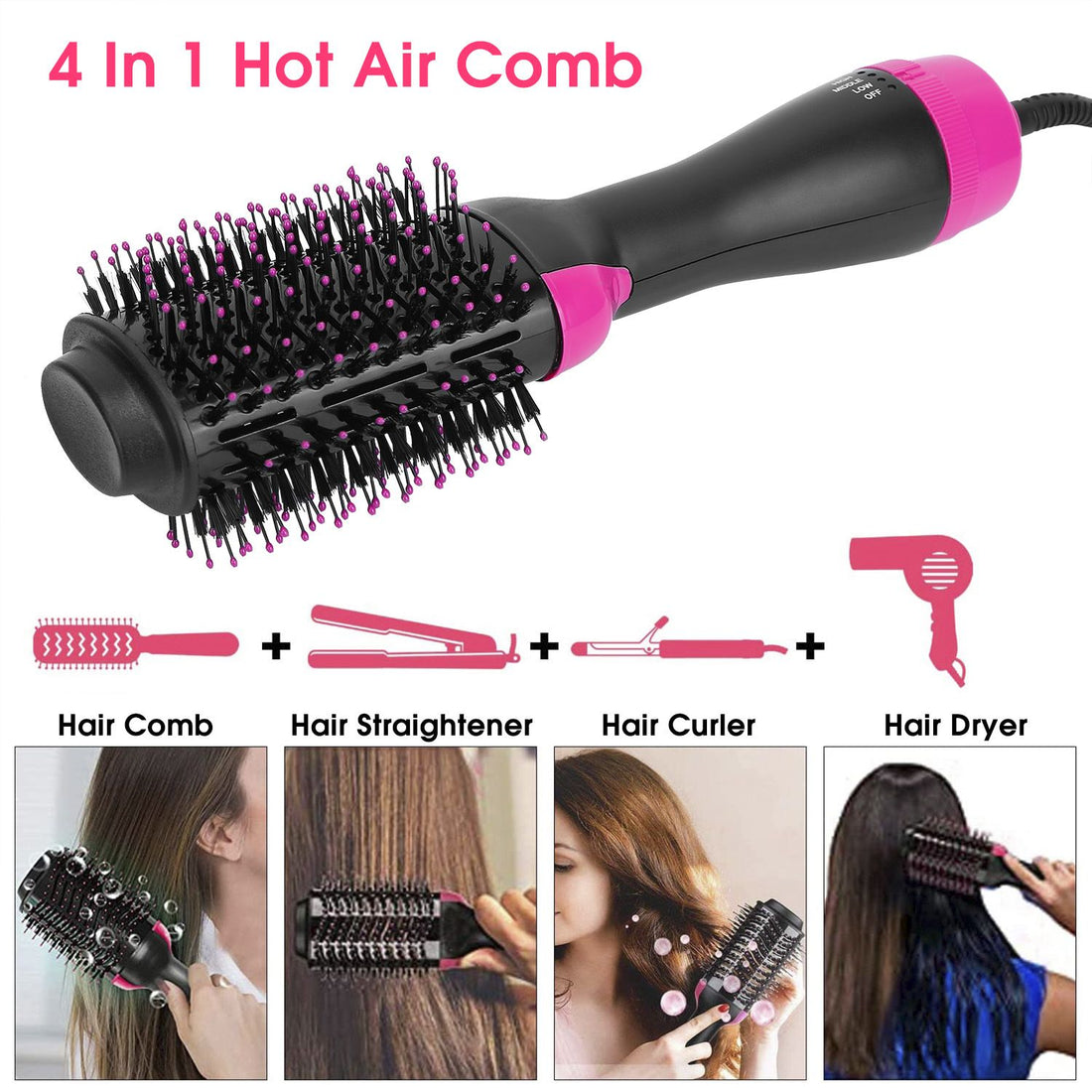 4-in-1 Hot Hair Styling Brush3