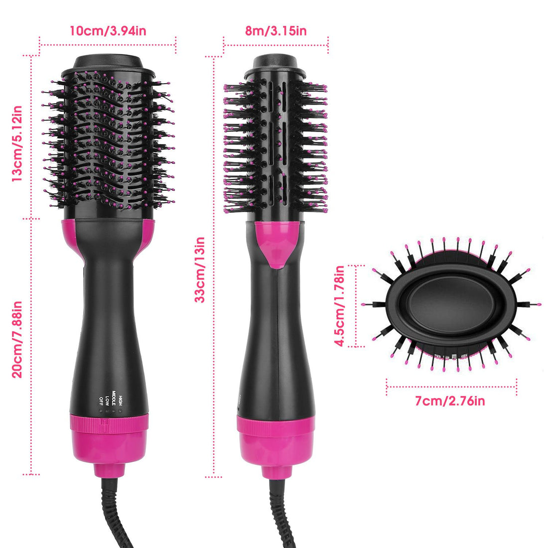 4-in-1 Hot Hair Styling Brush6