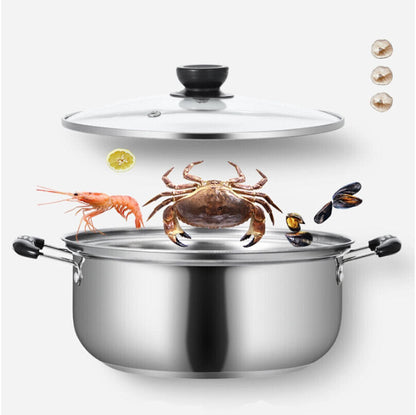 5-Piece Stainless Steel Saucepan Set — Induction