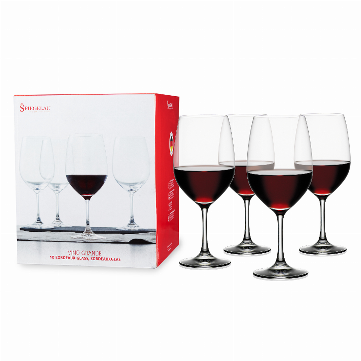 Spiegelau Vino Grande Bordeaux Glasses, Set of 4
