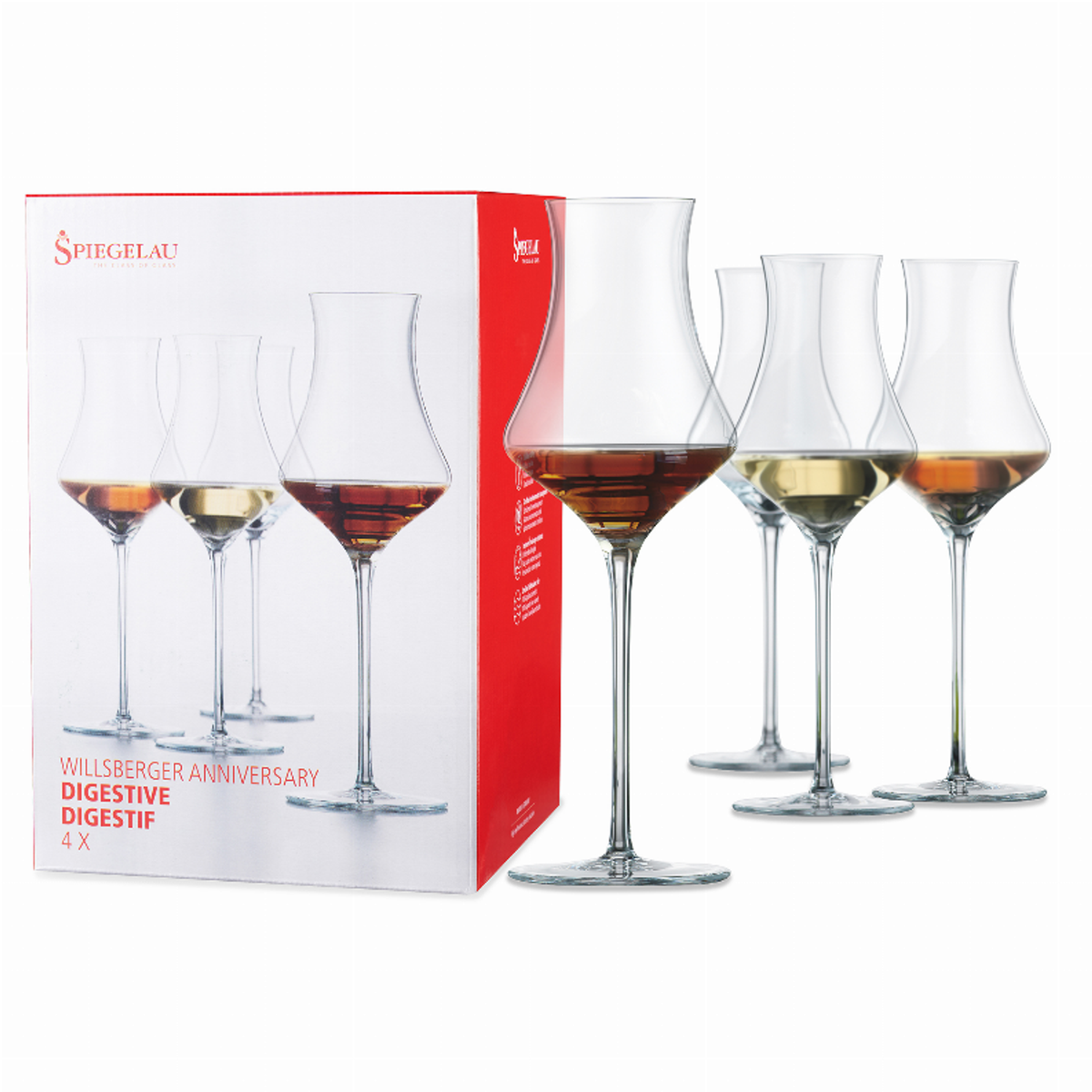 Spiegelau Willsberger Digestive Glass Set of 4
