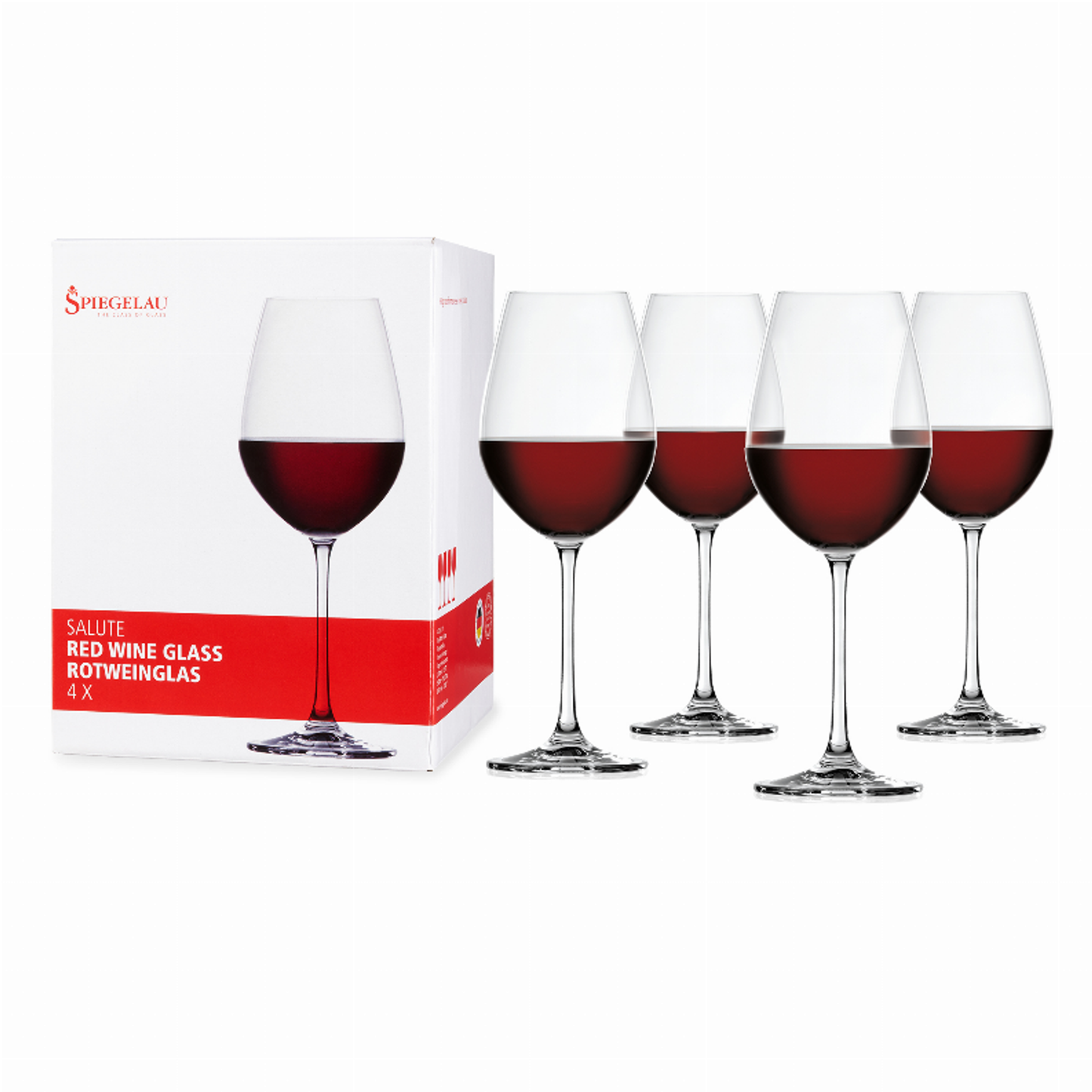 Spiegelau Salute Wine Glasses, Set of 4