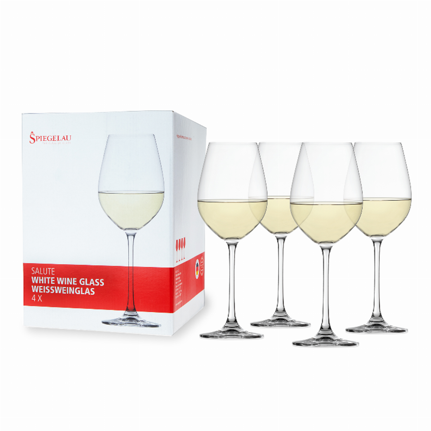 Spiegelau Salute Wine Glasses, Set of 4