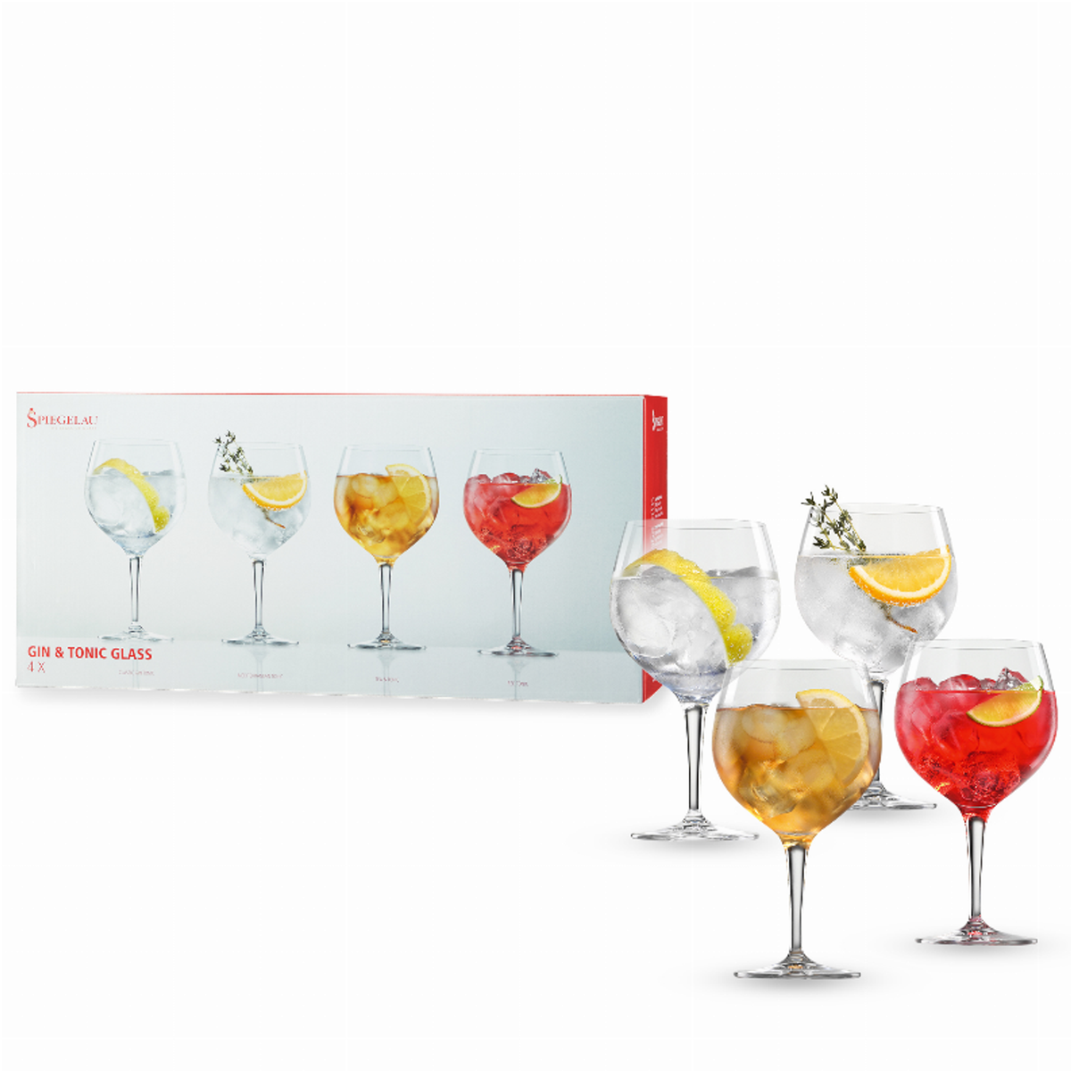 Spiegelau Gin and Tonic Glass Set of 4