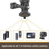 Car-mounted fixed base for camera and mobile phone