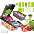 12 in 1 Multifunctional Vegetable Cutter Food Chopper Potato Slicer Carrot Grater Onion Shredder Salad Cutter Kitchen Gadgets