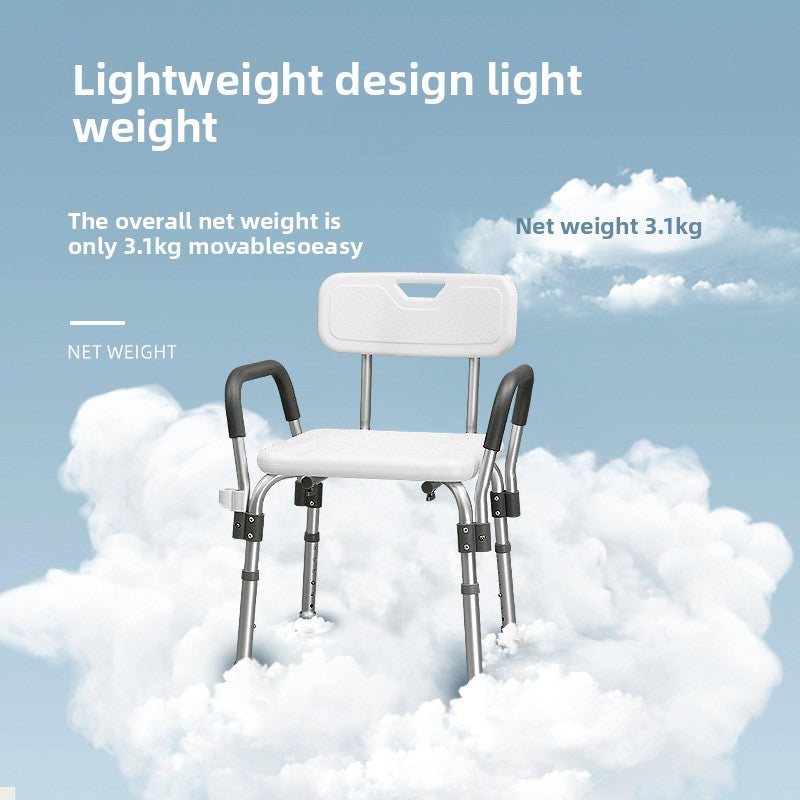 Bathing chair for bathroom and toilet