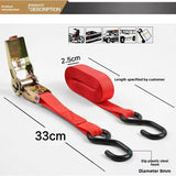 Ratchet Tie Down Straps with Heavy-Duty Tensioner