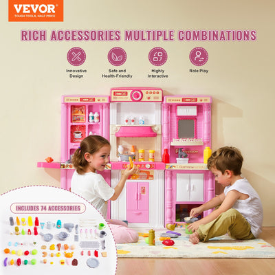VEVOR Kids Kitchen Playset with Accessories