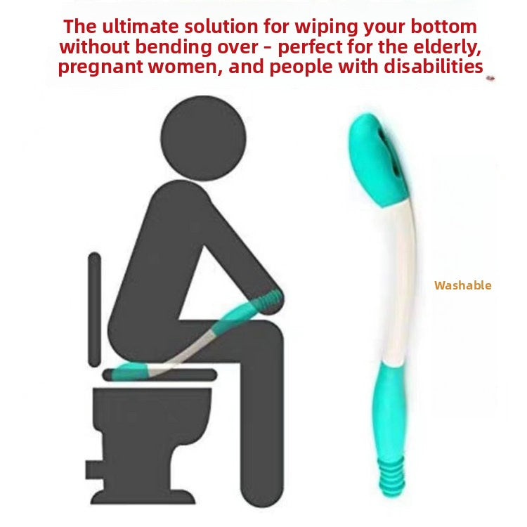Clean-free toilet for the elderly