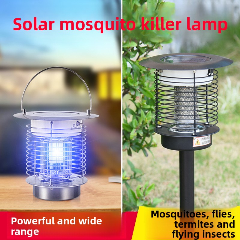 Solar Powered Outdoor Mosquito Killer Lamp