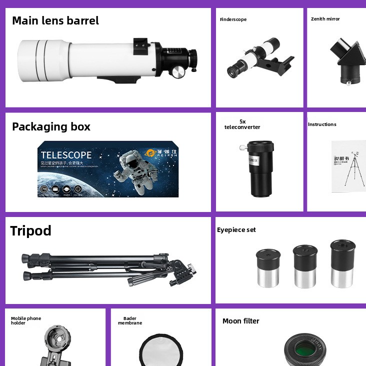 Astronomical Telescope with High Magnification