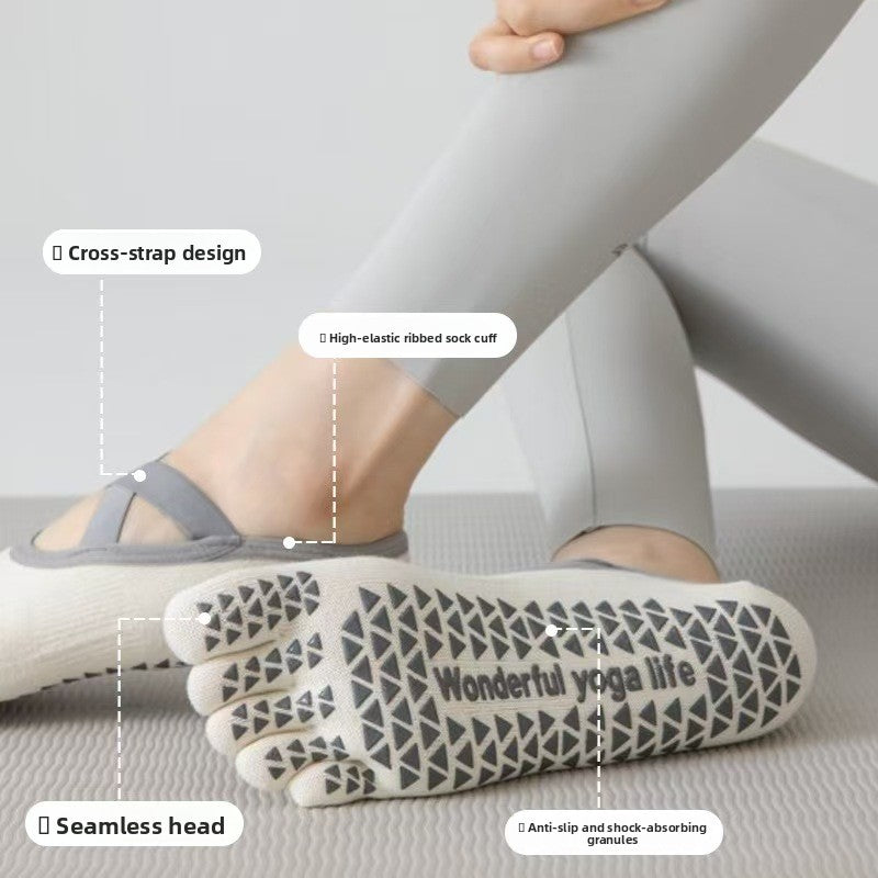 Women's Five Toe Yoga Socks