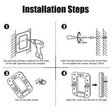 Solar-powered door sign light