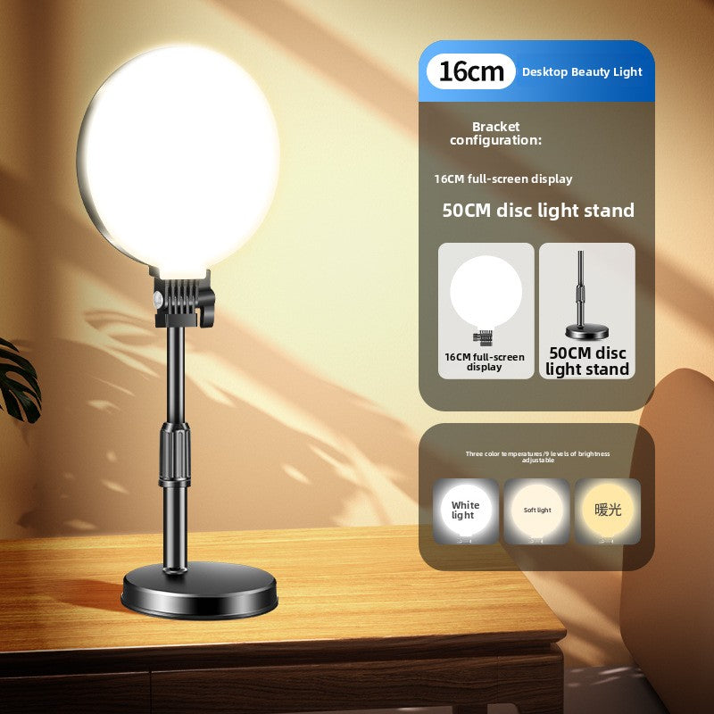 Adjustable LED Ring Light with Stand for Photography