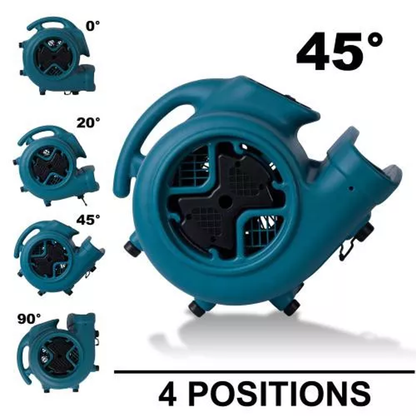 XPOWER P-600A 2400 CFM 3-Speed Air Mover Carpet Dryer
