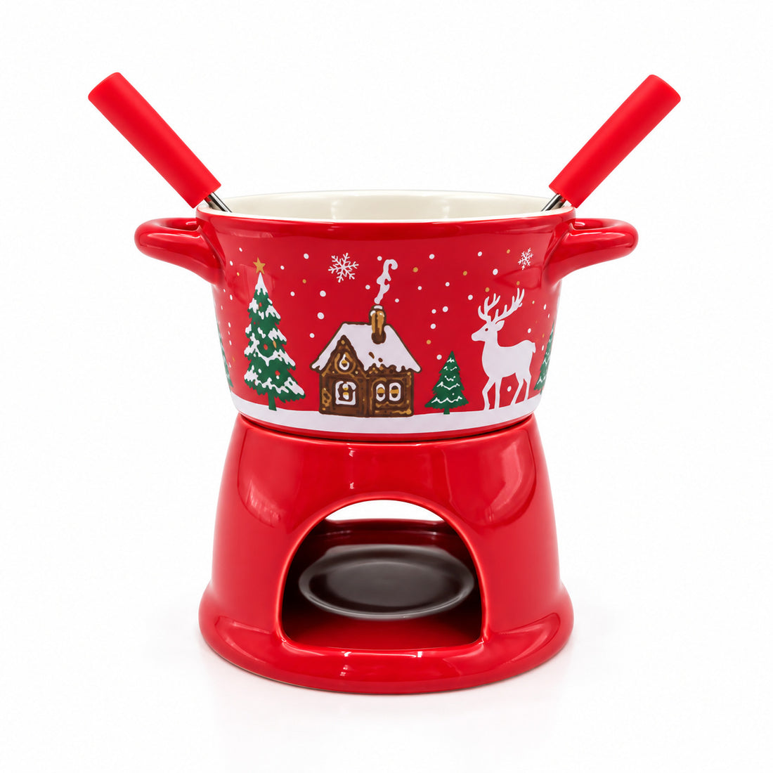 Ceramic T-Shape Fondue Cup
