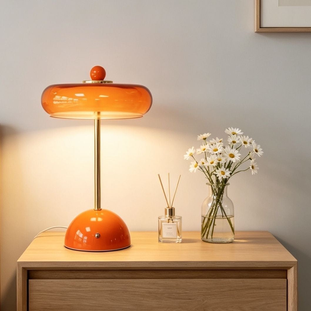 Nordic style mushroom-shaped table lamp
