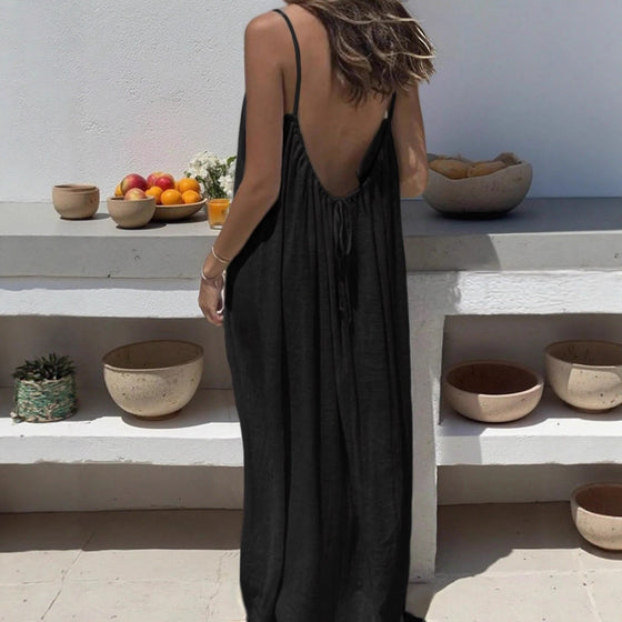 Women's Backless Loose Dress Clothing & Accessories product image 1