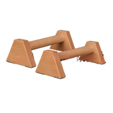 Wooden Push-Up Stand Fitness Support