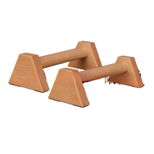 Wooden Push-Up Stand Fitness Support