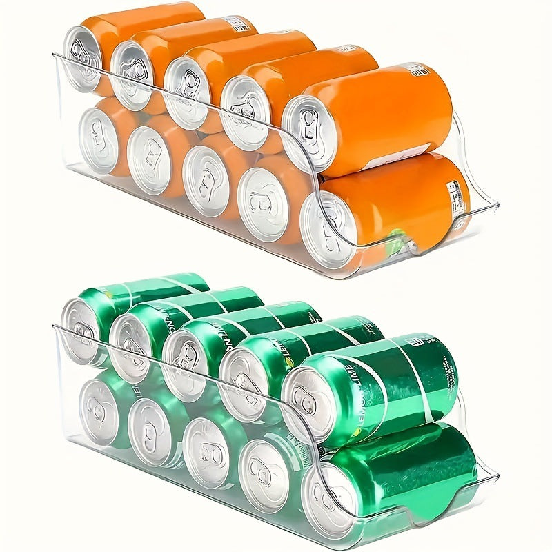 Refrigerator storage box for household use, transparent in color